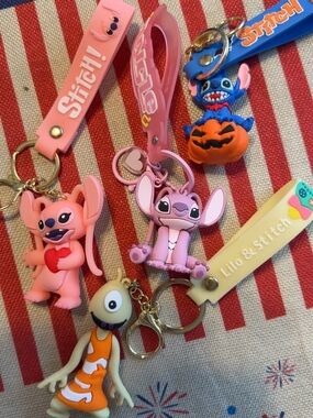 Character Keychain - Stitch and Friends Accessory